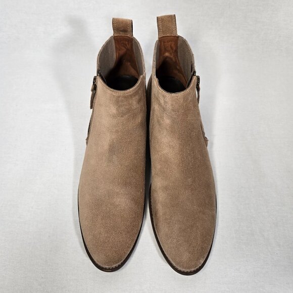 PAUL GREEN Old Money Elevated Basic TAN Suede Leather Chelsea Booties Size 10.5. - Picture 4 of 17